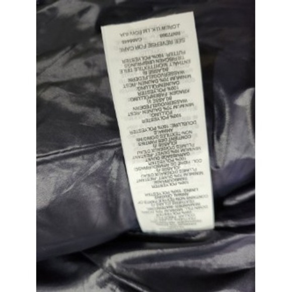 J.Crew Quilted Vest Womens XXS Navy Blue Gold Button Pockets - Picture 6 of 6